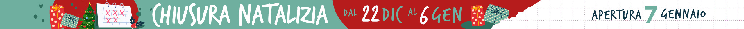 chiusura natalizia 2025